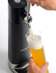 Fizzics DraftPour Beer Dispenser -olutannostelija, musta/hopea, kuva 5