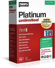 Nero Platinum Unlimited -multimediaohjelmisto, DVD