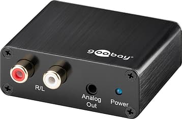 Goobay D/A-muunnin, Toslink->RCA
