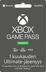 Microsoft Xbox Game Pass Ultimate 1 kk -jäsenyys, aktivointikortti