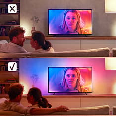Philips Hue LightStrip Gradient for TV -älykäs LED-valonauha, 65" televisiolle, kuva 10