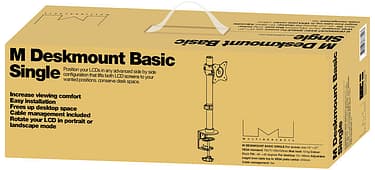 Multibrackets M Deskmount Basic Single -monitoriteline, musta, kuva 8