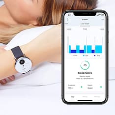 Withings Steel HR -fitnesskello, sykemittauksella, 36 mm, valkoinen, kuva 4