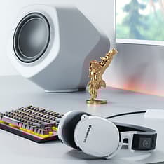 Steelseries Arctis 7 (2019 Edition) -kuulokemikrofoni, valkoinen, kuva 5