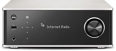 Denon DRA-100 -stereovahvistin, hopea