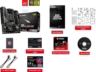 MSI MAG B550M Mortar AM4 micro-ATX-emolevy, kuva 7