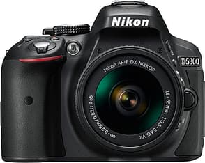 Nikon D5300 KIT järjestelmäkamera + AF-P DX NIKKOR 18-55MM F/3.5-5.6G VR