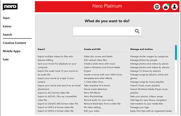 Nero Platinum Unlimited -multimediaohjelmisto, DVD, kuva 10