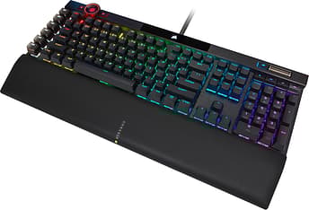 Corsair K100 RGB -pelinäppäimistö, Cherry MX Speed –kytkimet, musta, kuva 5