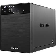 RaidSonic Icy Box IB-3640SU3 - ulkoinen kiintolevykotelo neljälle kiintolevylle, USB 3.0/eSATA liitäntään
