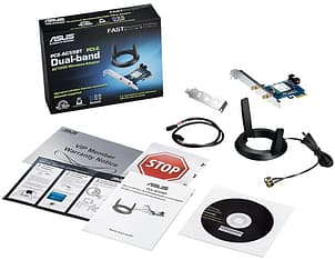 Asus PCE-AC55BT B1 Dual-band -WiFi-adapteri ja Bluetooth 4.2 -sovitin, kuva 3