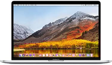 Apple MacBook Pro 15" Touch Barilla 256 Gt SSD -kannettava, hopea, MPTU2