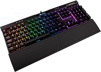 Corsair K70 RGB MK.2 -pelinäppäimistö, Cherry MX Silent Red -kytkimet, moniväriset-ledit, kuva 3