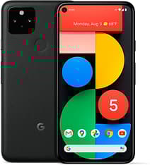 Google Pixel 5 -Android-puhelin, 128 Gt, musta