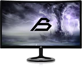 Blackstorm Curved 23,6" Full HD -pelinäyttö, kuva 2