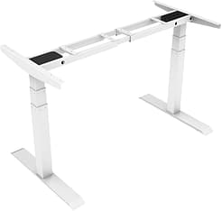 Elfen Ergosmart Pro -sähköpöydän runko, valkoinen