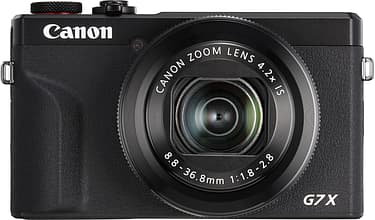 Canon PowerShot G7 X Mark III -digikamera, musta
