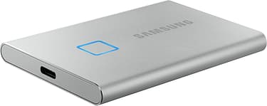 Samsung T7 Touch -ulkoinen SSD-levy, 2 Tt, hopea, kuva 12