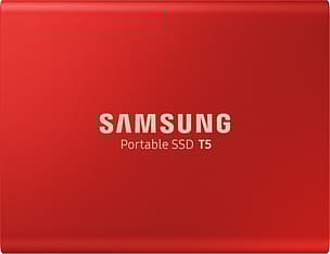 Samsung SSD T5 ulkoinen SSD-levy 1 Tt, punainen, kuva 2