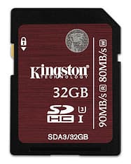 Kingston 32GB SDHC UHS-I U3 muistikortti