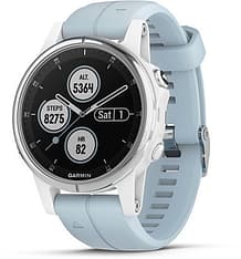 Garmin fenix 5S Plus -GPS-urheilukello, valkoinen