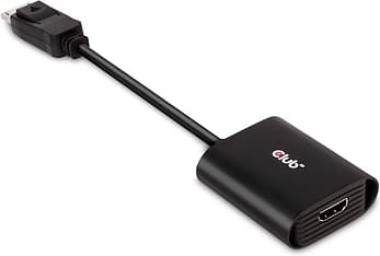 Club 3D DisplayPort 1.4 -> HDMI 2.1 aktiivinen adapteri, musta