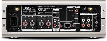 Denon DRA-100 -stereovahvistin, hopea, kuva 2