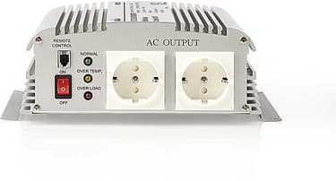 Nedis 1000 W invertteri, 12 V DC -> 230 V AC