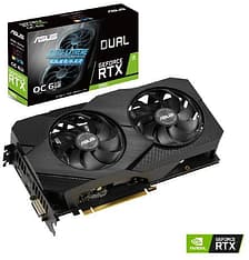 Asus GeForce DUAL-RTX2060-O6G-EVO -näytönohjain
