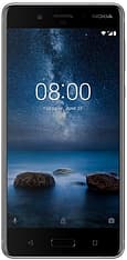 Nokia 8 -Android-puhelin Dual-SIM, 64 Gt, teräs