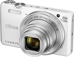Nikon COOLPIX S7000, valkoinen