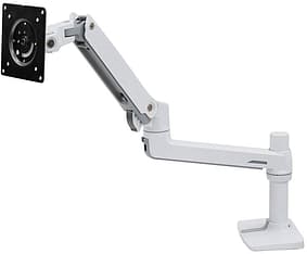 Ergotron LX Desk Monitor Arm -näyttövarsi pöytäkäyttöön, valkoinen, kuva 2