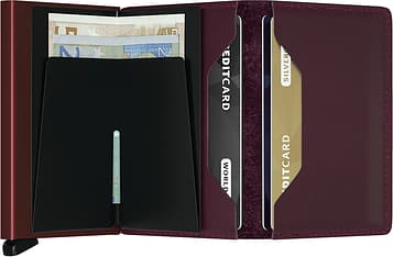 Secrid Original Slimwallet -lompakko, tumma punainen, kuva 3