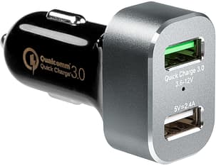 Fuj:tech DualPower Quick Charge 3.0 USB-autolaturi