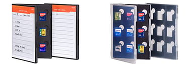 Gepe Card Safe Store SD transparent - muistikorttikansio SD-muistikorteille, läpinäkyvä