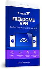 F-Secure FREEDOME VPN - mobiililaitteet - 1 laite / 12 kk -yksityisyyden suoja ohjelmisto