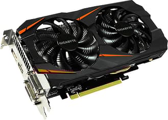 Gigabyte GeForce GTX 1060 GV-N1060WF2OC-6GD 6144 Mt -näytönohjain PCI-e-väylään, kuva 2