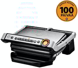 OBH Nordica OptiGrill -pöytägrilli, ruostumaton teräs