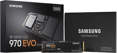 Samsung 970 EVO SSD 500 Gt M.2 -SSD-kovalevy