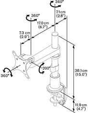Vogels PFD 8522 -monitorivarsi, kuva 6