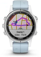 Garmin fenix 5S Plus -GPS-urheilukello, valkoinen, kuva 2