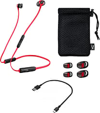 HyperX Cloud Buds Bluetooth -nappipelikuuloke mikrofonilla, musta/punainen, kuva 5