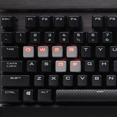 Corsair K70 LUX -pelinäppäimistö, Cherry MX Brown -kytkimet, punaiset-ledit, kuva 4