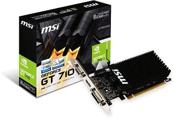MSI GT 710 2GD3H LP GeForce GT710 2048 Mt DDR3 PCI Express x16 -näytönohjain