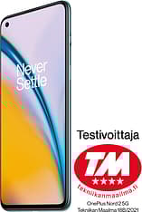 OnePlus Nord 2 5G -Android-puhelin, 128 Gt, sininen