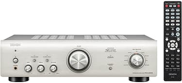 Denon PMA-600NE -integroitu stereovahvistin, hopea