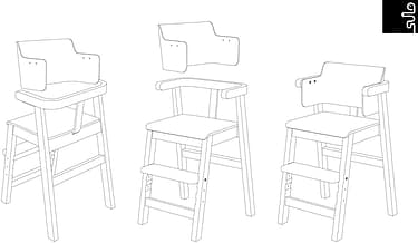 Sulo-tuoli, valkoinen/koivu, kuva 18