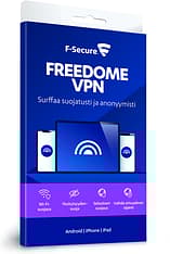 F-Secure FREEDOME VPN - mobiililaitteet - 3 laitetta / 12 kk -yksityisyyden suoja ohjelmisto