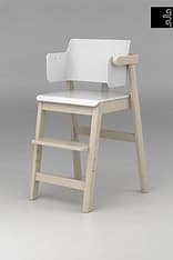 Sulo-tuoli, valkoinen/koivu, kuva 3