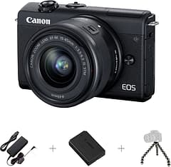 Canon EOS M200 -järjestelmäkamera, webkamerapaketti